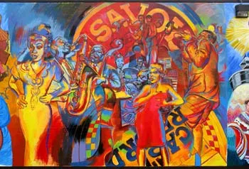 The Musician"s Union Building Mural (1 of 5)